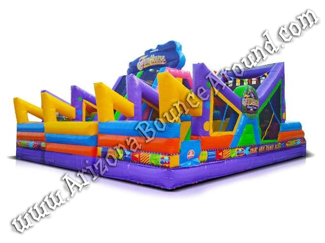 Inflatable Fun House Obstacle Course Rental Phoenix AZ